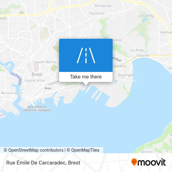 Rue Émile De Carcaradec map