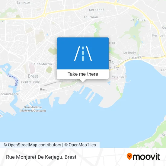 Rue Monjaret De Kerjegu map