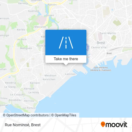 Rue Nominoé map