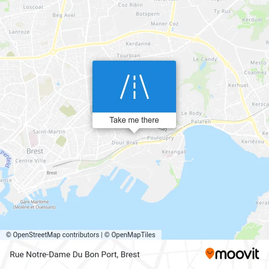 Rue Notre-Dame Du Bon Port map