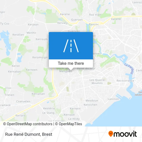 Rue René Dumont map