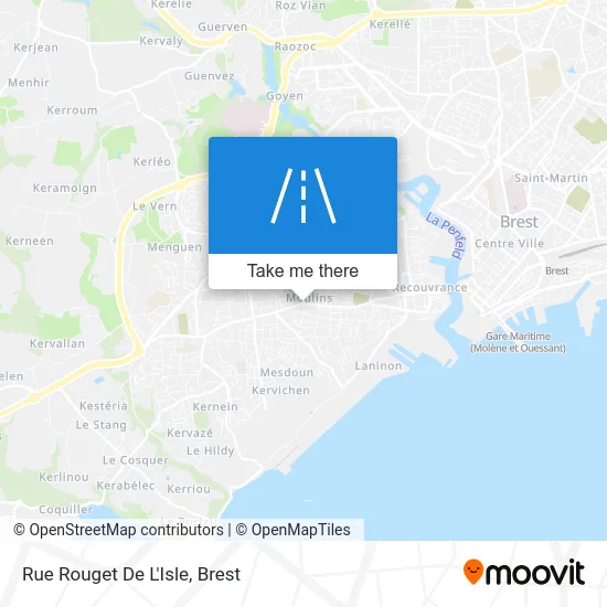 Rue Rouget De L'Isle map