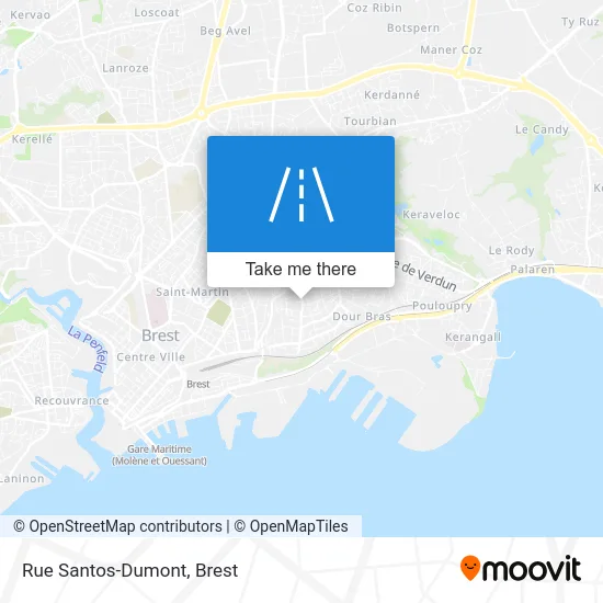 Rue Santos-Dumont map