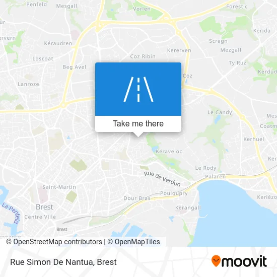 Rue Simon De Nantua map