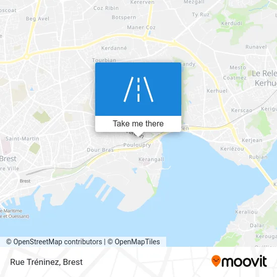 Rue Tréninez map