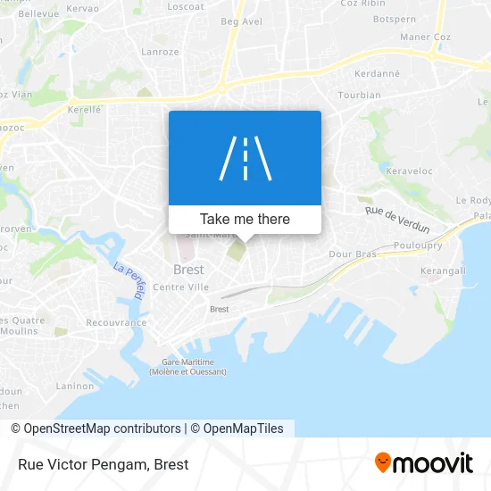 Rue Victor Pengam map