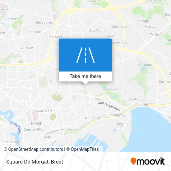 Square De Morgat map