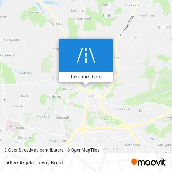 Allée Anjela Duval map