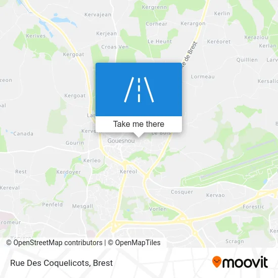 Rue Des Coquelicots map