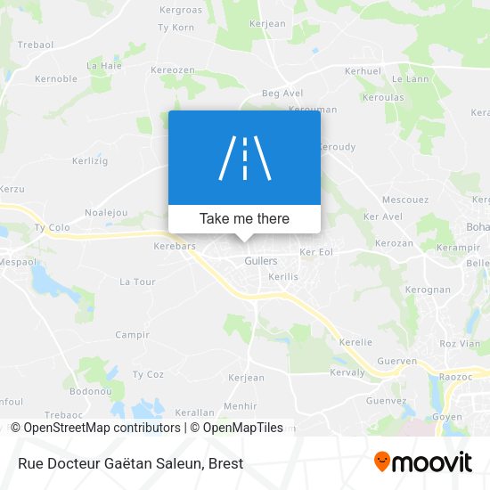 Rue Docteur Gaëtan Saleun map