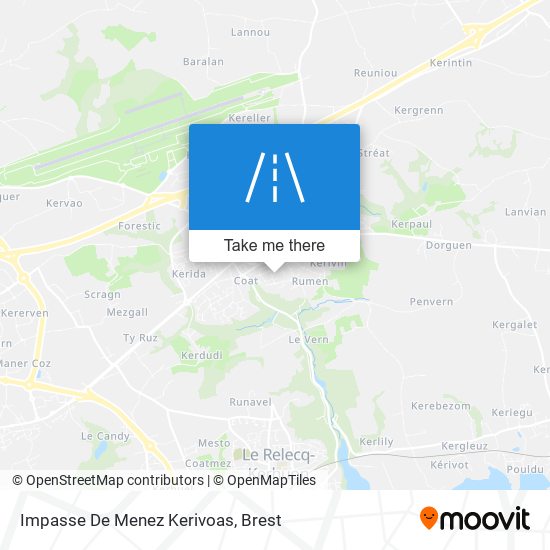 Impasse De Menez Kerivoas map