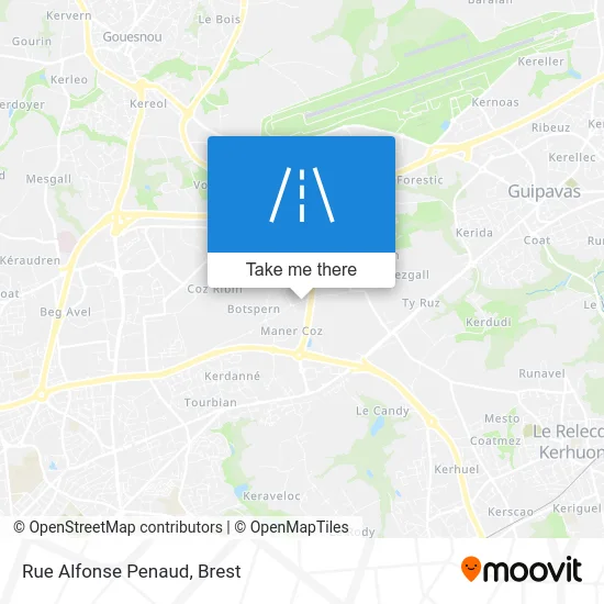 Rue Alfonse Penaud map