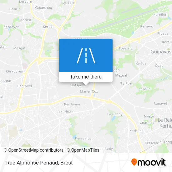 Rue Alphonse Penaud map