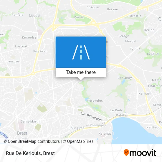 Rue De Kerlouis map