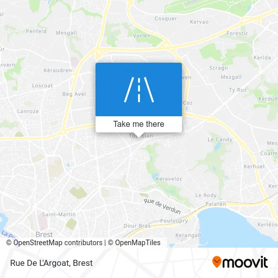 Rue De L'Argoat map