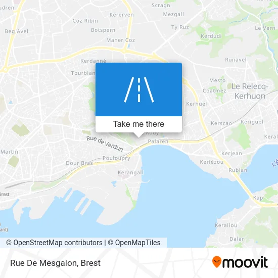 Rue De Mesgalon map