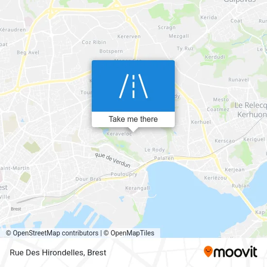 Rue Des Hirondelles map