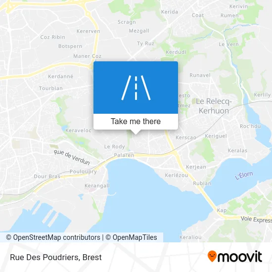 Rue Des Poudriers map