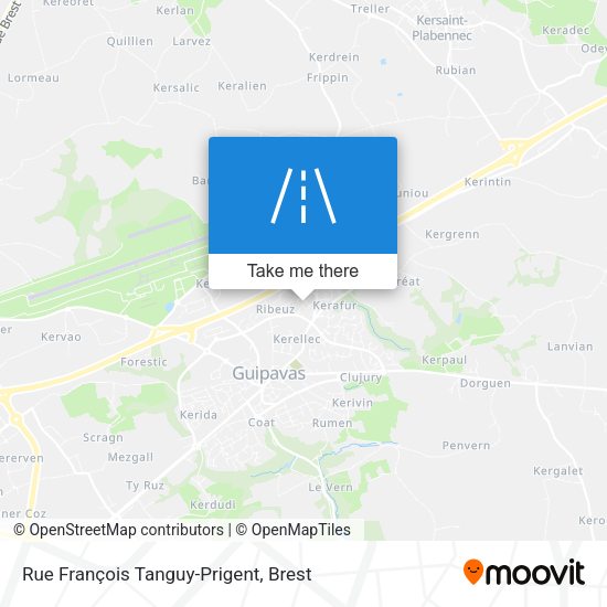 Rue François Tanguy-Prigent map