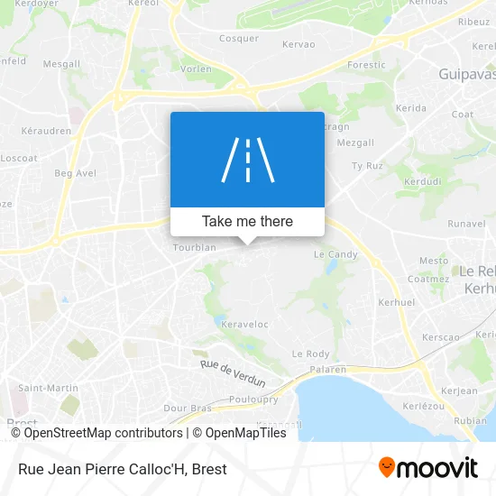 Rue Jean Pierre Calloc'H map