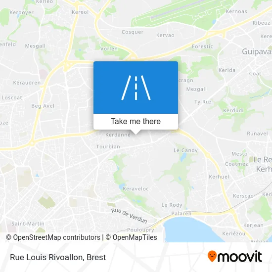 Rue Louis Rivoallon map