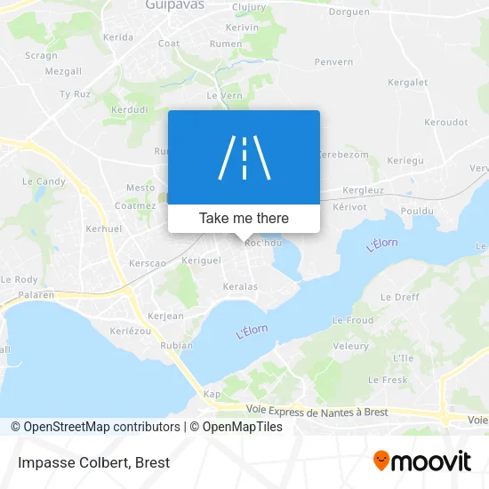 Impasse Colbert map