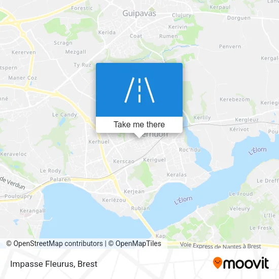 Impasse Fleurus map