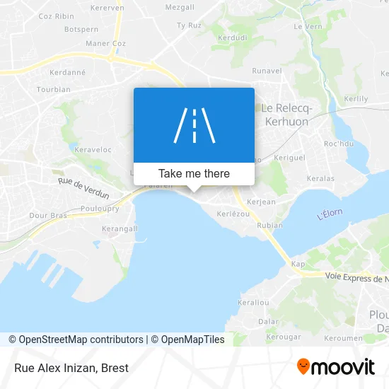 Rue Alex Inizan map
