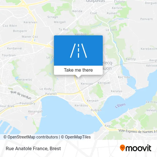 Rue Anatole France map