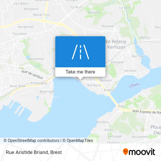 Rue Aristide Briand map