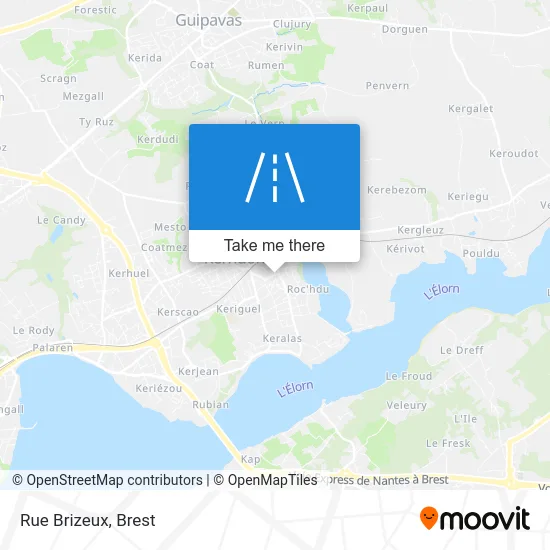 Rue Brizeux map