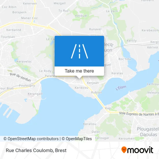 Rue Charles Coulomb map