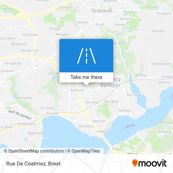 Rue De Coatmez map