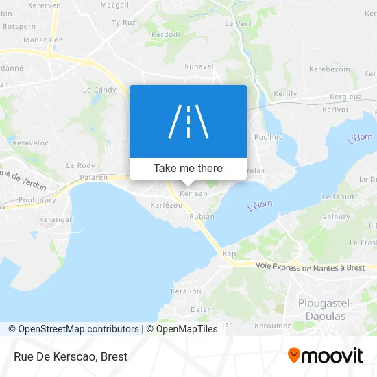 Rue De Kerscao map