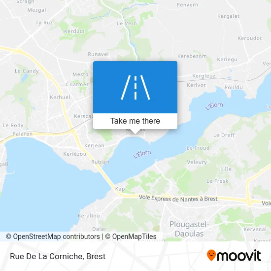 Rue De La Corniche map