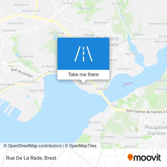 Rue De La Rade map