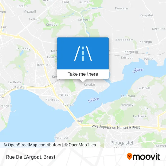 Rue De L'Argoat map
