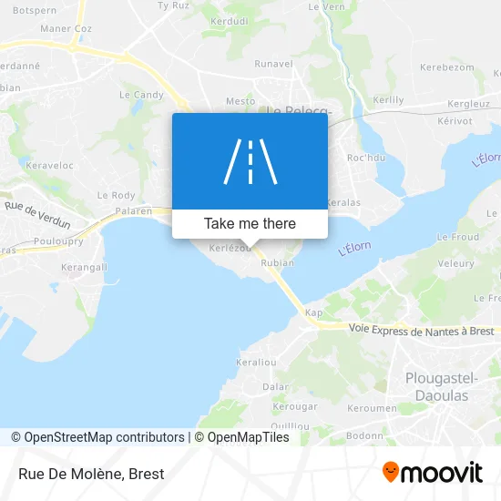 Rue De Molène map