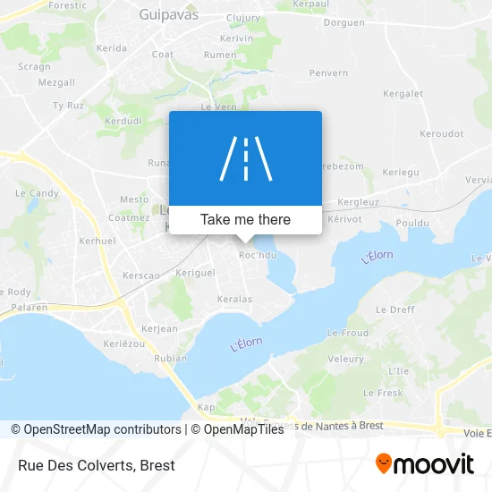 Rue Des Colverts map