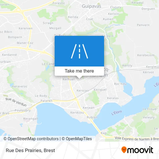 Rue Des Prairies map