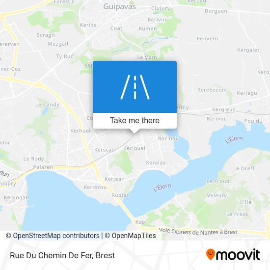 Rue Du Chemin De Fer map