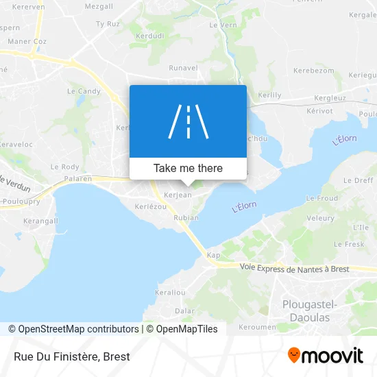 Rue Du Finistère map