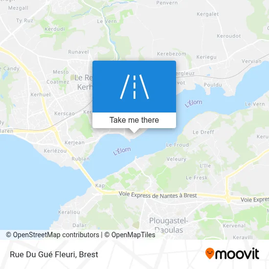 Rue Du Gué Fleuri map