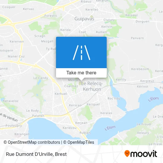 Rue Dumont D'Urville map