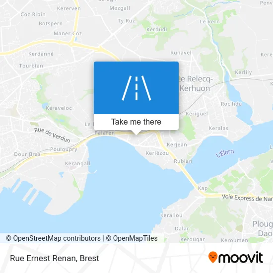 Rue Ernest Renan map