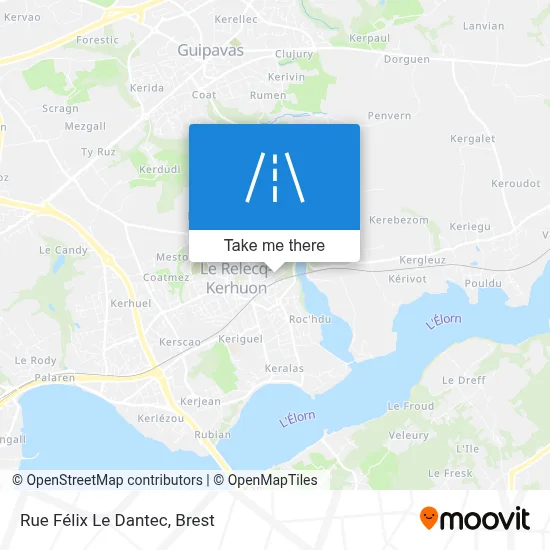 Rue Félix Le Dantec map