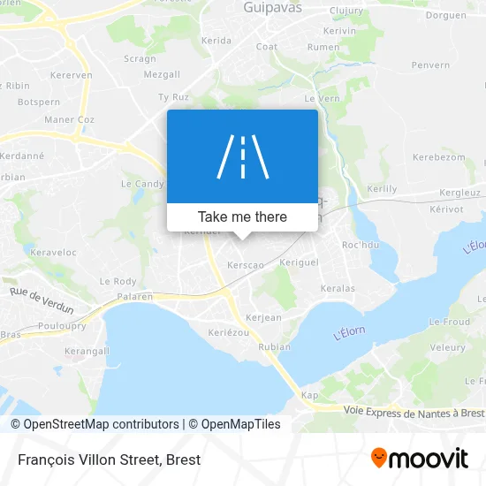 Rue François Villon map