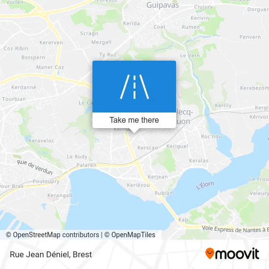 Rue Jean Déniel map