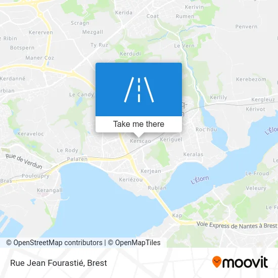 Rue Jean Fourastié map