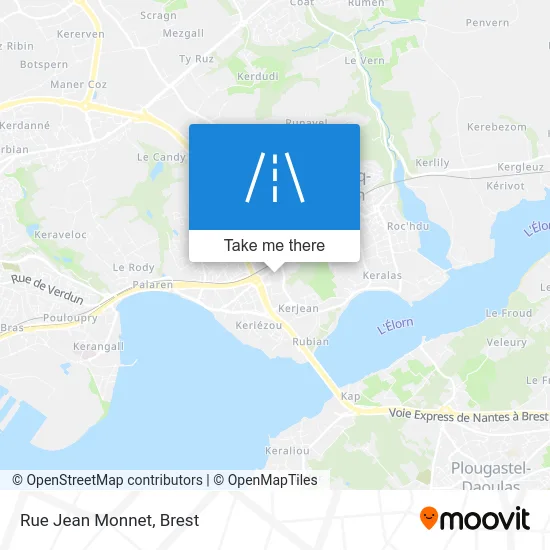Rue Jean Monnet map